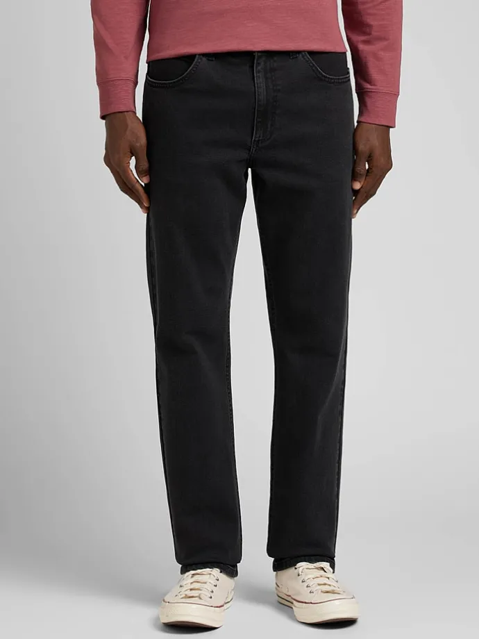 Spijkerbroek - regular fit - antraciet