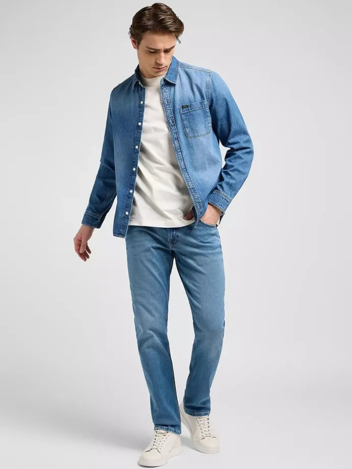 Spijkerbroek - regular fit - blauw