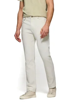 Spijkerbroek - regular fit - crème