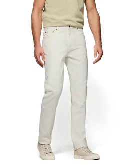 Spijkerbroek - regular fit - crème