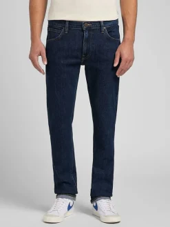 Spijkerbroek - regular fit - donkerblauw