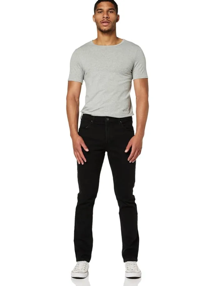 Spijkerbroek - regular fit - zwart