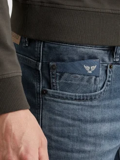 Spijkerbroek - relaxed fit - donkerblauw