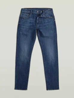 Spijkerbroek - skinny fit - donkerblauw