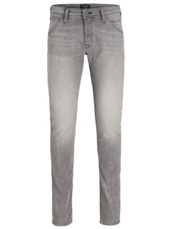 Spijkerbroek - skinny fit - grijs