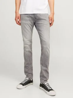 Spijkerbroek - skinny fit - grijs