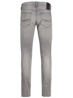 Spijkerbroek - skinny fit - grijs