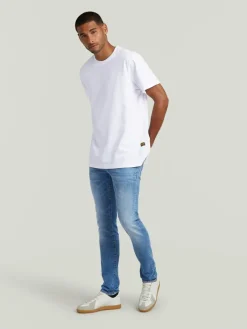 Spijkerbroek - skinny fit - lichtblauw