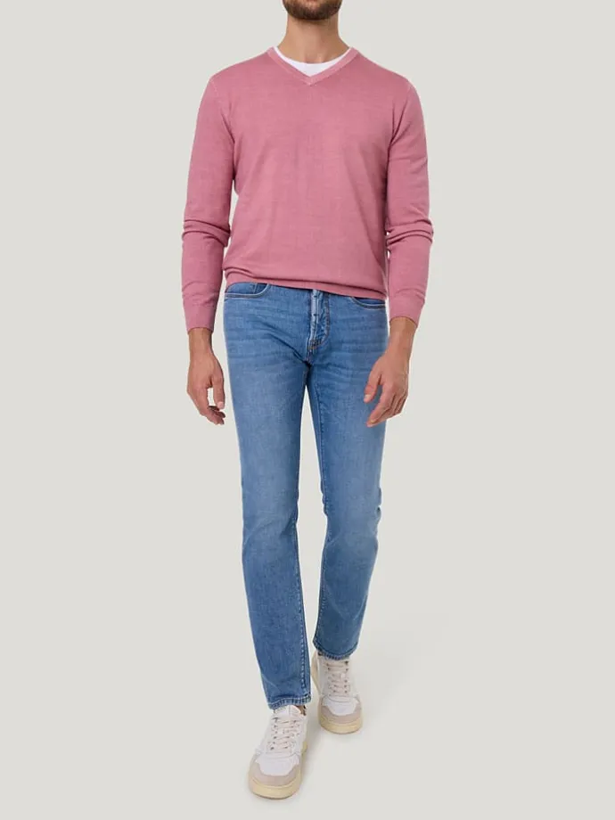 Spijkerbroek - slim fit - blauw