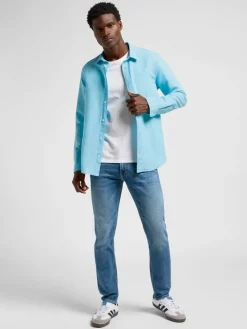 Spijkerbroek - slim fit - blauw