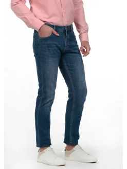 Spijkerbroek - slim fit - blauw