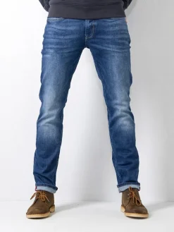 Spijkerbroek - slim fit - donkerblauw