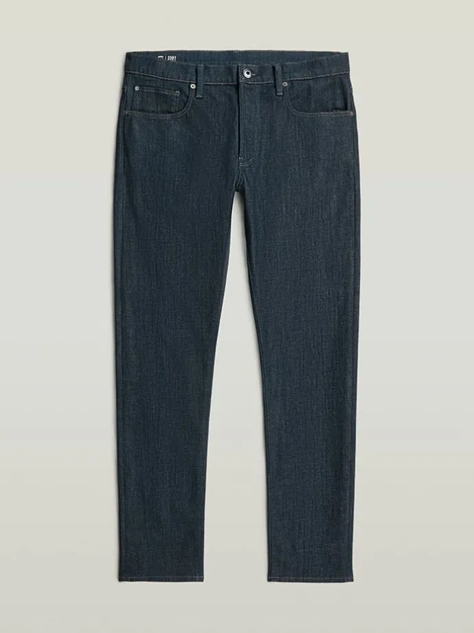 Spijkerbroek "3301" - slim fit - donkerblauw
