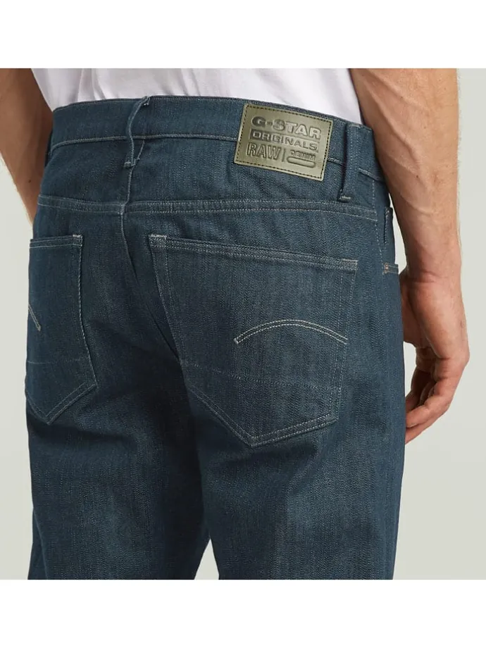 Spijkerbroek "3301" - slim fit - donkerblauw