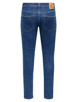 Spijkerbroek - slim fit - donkerblauw