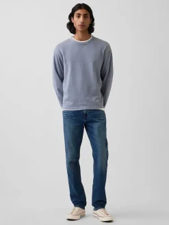 Spijkerbroek - slim fit - donkerblauw