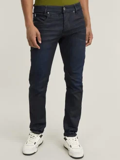 Spijkerbroek - slim fit - donkerblauw