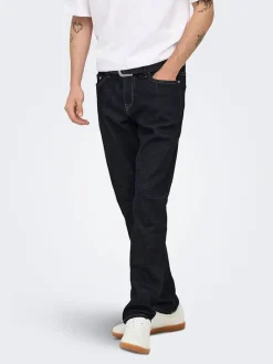 Spijkerbroek - slim fit - donkerblauw