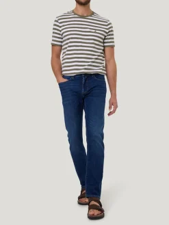 Spijkerbroek - slim fit - donkerblauw
