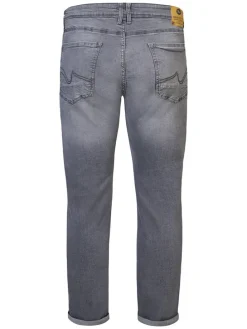 Spijkerbroek - slim fit - grijs