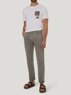 Spijkerbroek - slim fit - grijs