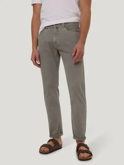 Spijkerbroek - slim fit - grijs