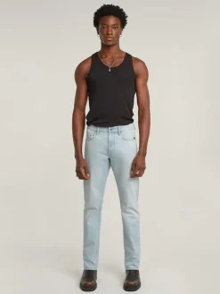 Spijkerbroek - slim fit - lichtblauw