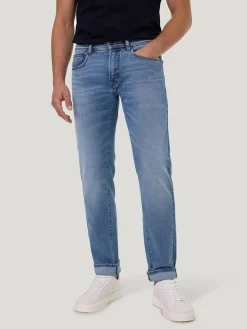Spijkerbroek - slim fit - lichtblauw