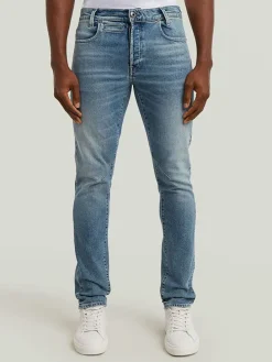 Spijkerbroek - slim fit - lichtblauw