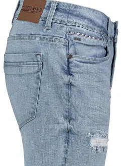 Spijkerbroek - slim fit - lichtblauw