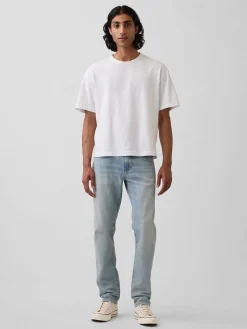 Spijkerbroek - slim fit - lichtblauw