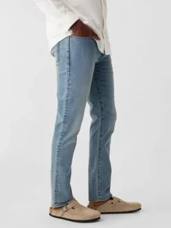 Spijkerbroek - slim fit - lichtblauw
