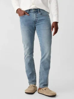 Spijkerbroek - slim fit - lichtblauw