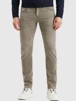 Spijkerbroek - slim fit - taupe