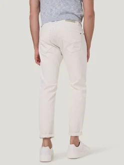 Spijkerbroek - slim fit - wit