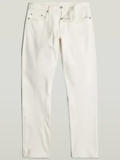 Spijkerbroek - slim fit - wit