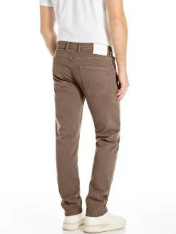 Spijkerbroek - straight fit - beige