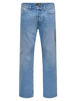 Spijkerbroek - straight fit - blauw