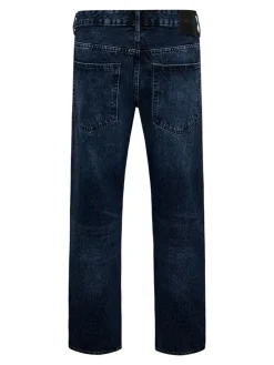 Spijkerbroek - straight fit - donkerblauw