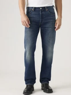 Spijkerbroek "501" - straight fit - donkerblauw