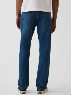 Spijkerbroek - straight fit - donkerblauw
