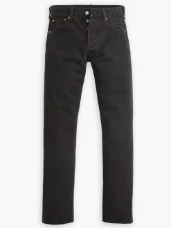 Spijkerbroek - straight fit - zwart