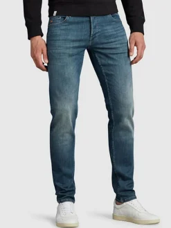 Spijkerbroek - tapered fit - blauw