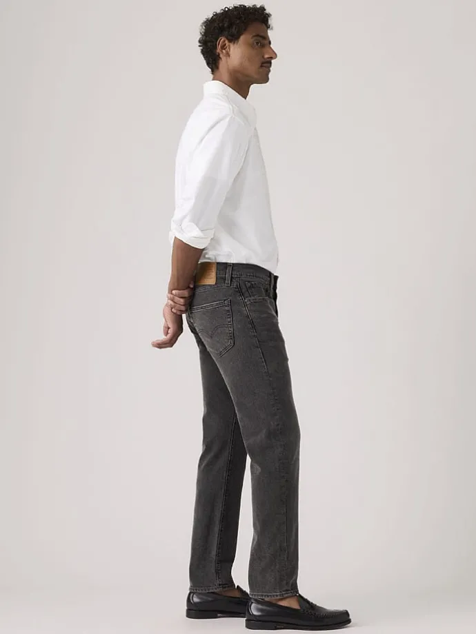 Spijkerbroek - tapered fit - grijs