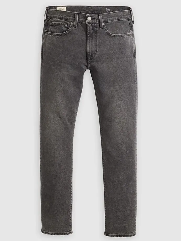 Spijkerbroek - tapered fit - grijs