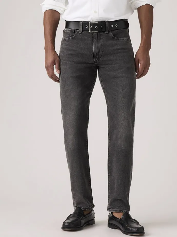Spijkerbroek - tapered fit - grijs