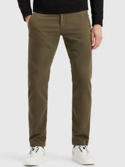 Spijkerbroek - tapered fit - kaki