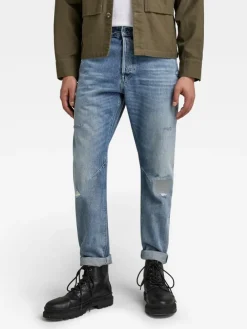 Spijkerbroek - tapered fit - lichtblauw