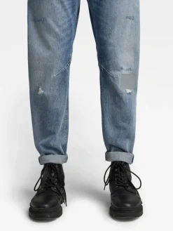 Spijkerbroek - tapered fit - lichtblauw