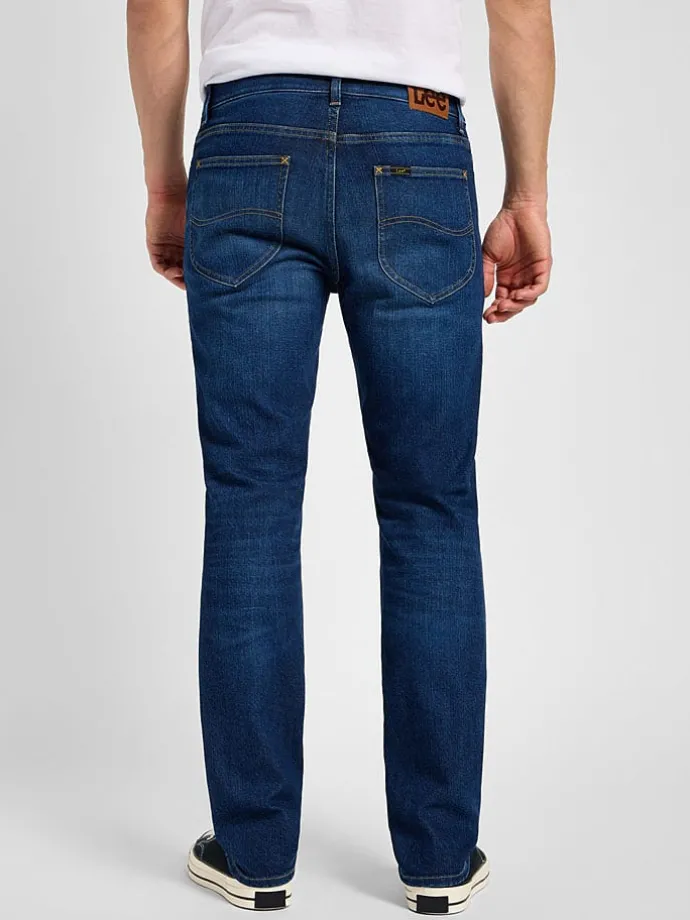 Spijkerbroek "X Straight" - regular fit - donkerblauw